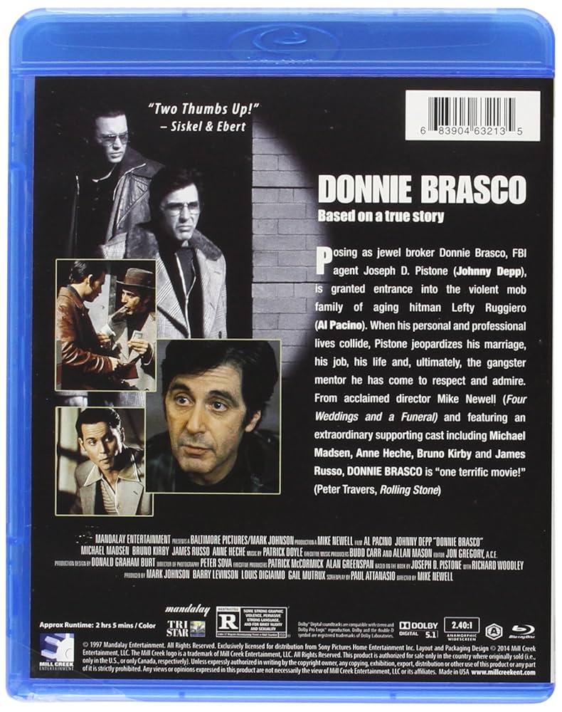 Donnie Brasco (Theatrical Edition) [Blu-ray]: Amazon.ca: Al